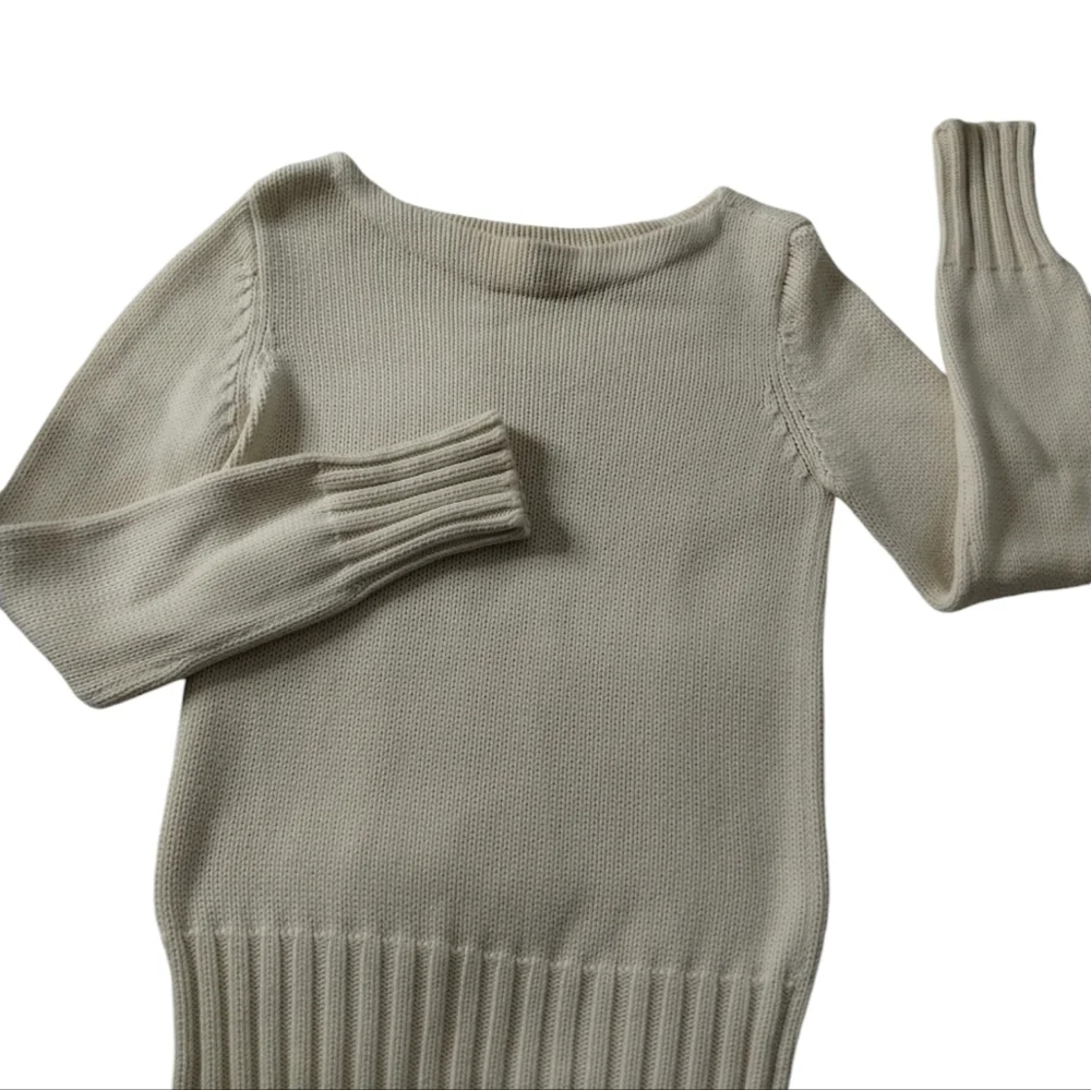 Vintage Women's J. Crew‎ Chunky Cable Knit Cottagecore Fisherman Sweater Size XS